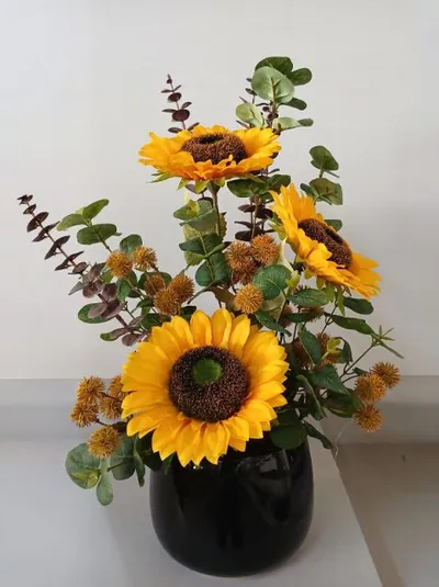 Arranjo de flores permanentes